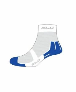 XLC Chaussette Coolmax CS C02 Blanc/bleu