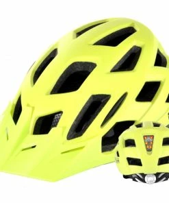PNA Casque Vtt Jaune Mat Led