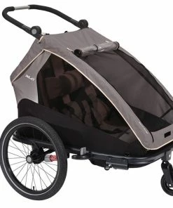 XLC Remorque Enfant Duo S 20" Anthracite Beige