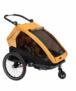 XLC Remorque Enfant Duo S 20" Gris/orange