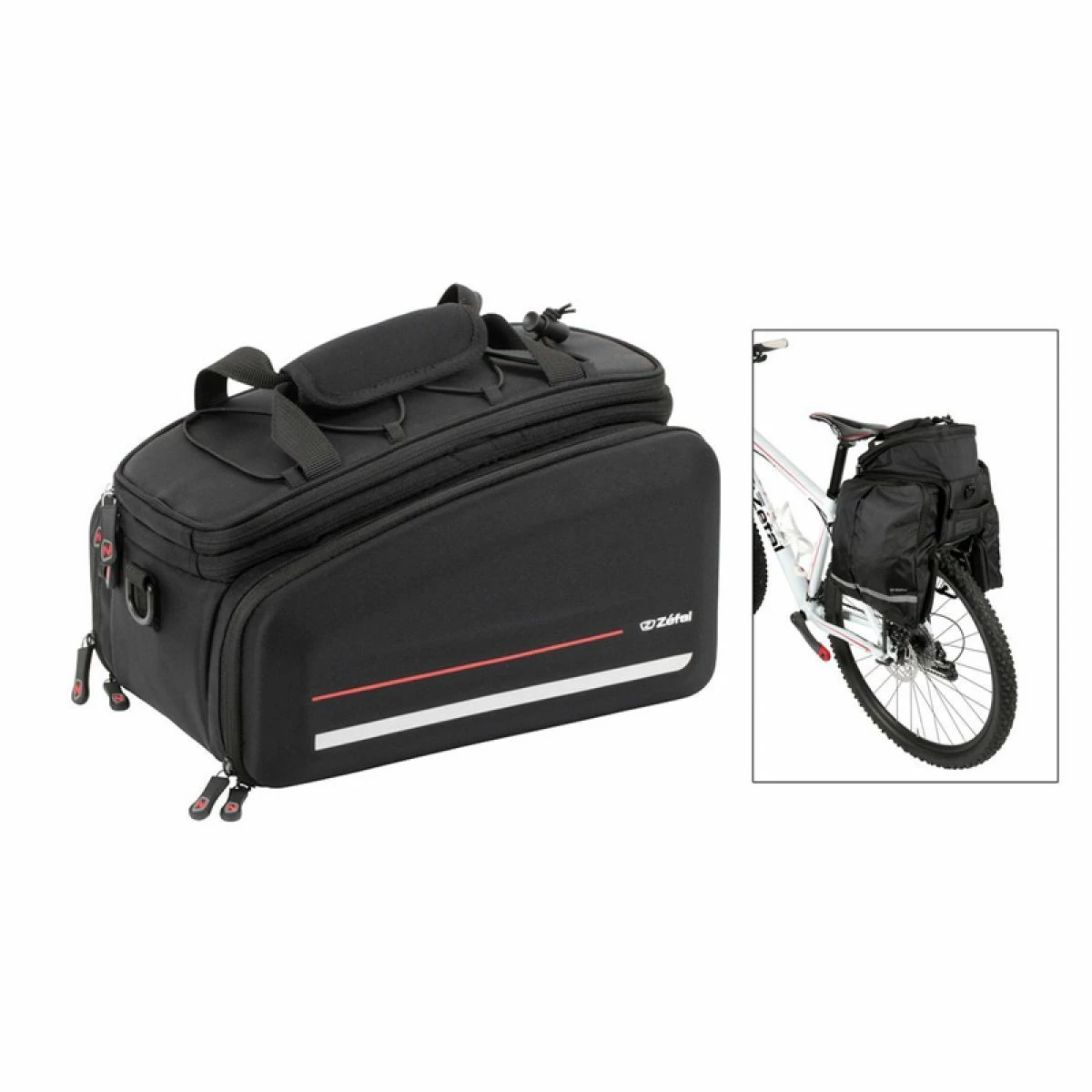 Zefal Z Travel 80 Sacoche Porte-bagages 1 Zefal Z Travel 80 Sacoche Porte-bagages