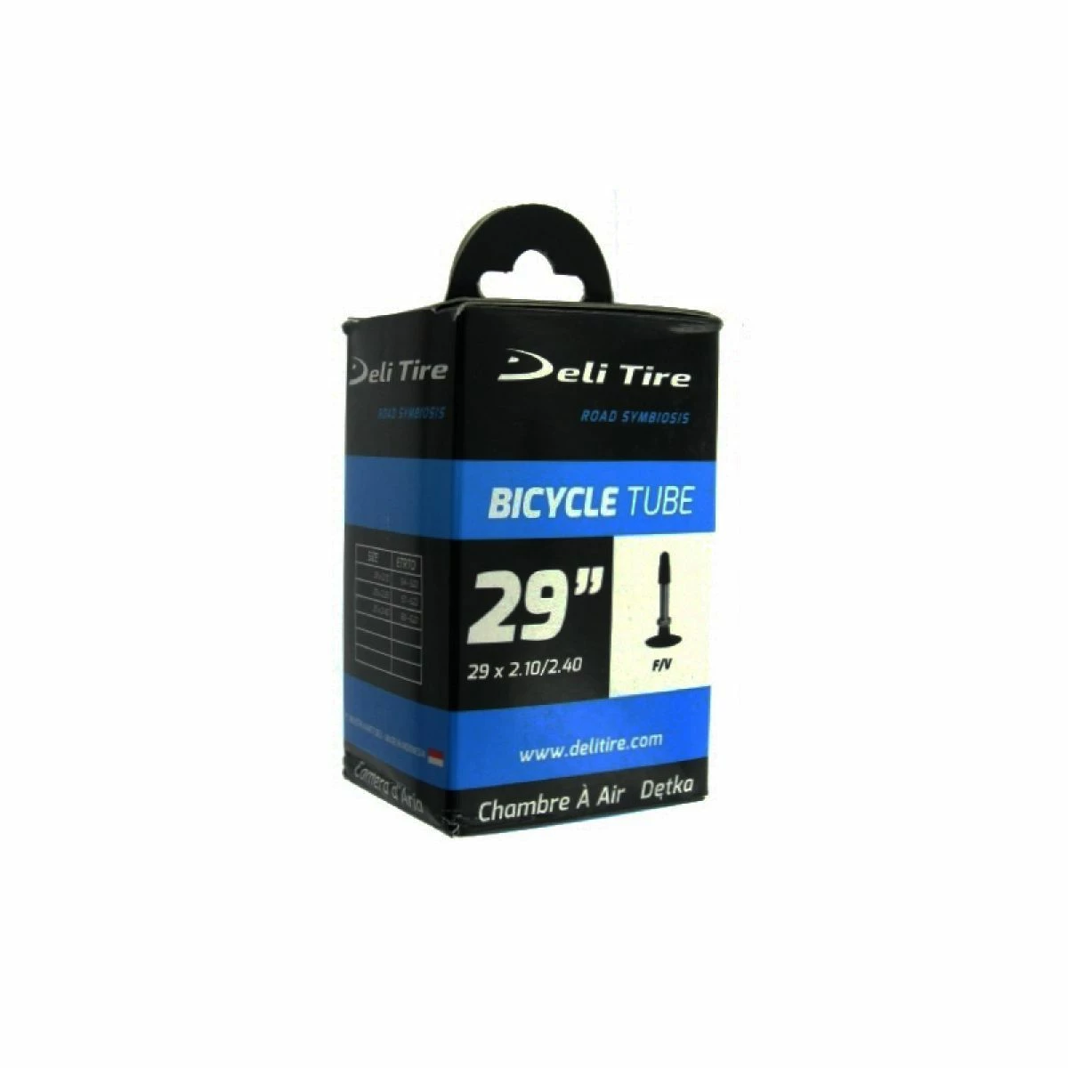 DELI TIRE Deli Chambre à Air 29x2.10/2.40 Presta 1 DELI TIRE Deli Chambre à Air 29x2.10/2.40 Presta