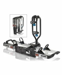 XLC Porte-vélo Azura Easy CC-C06 Pliable, Pour 2 VAE (NON Basculant )