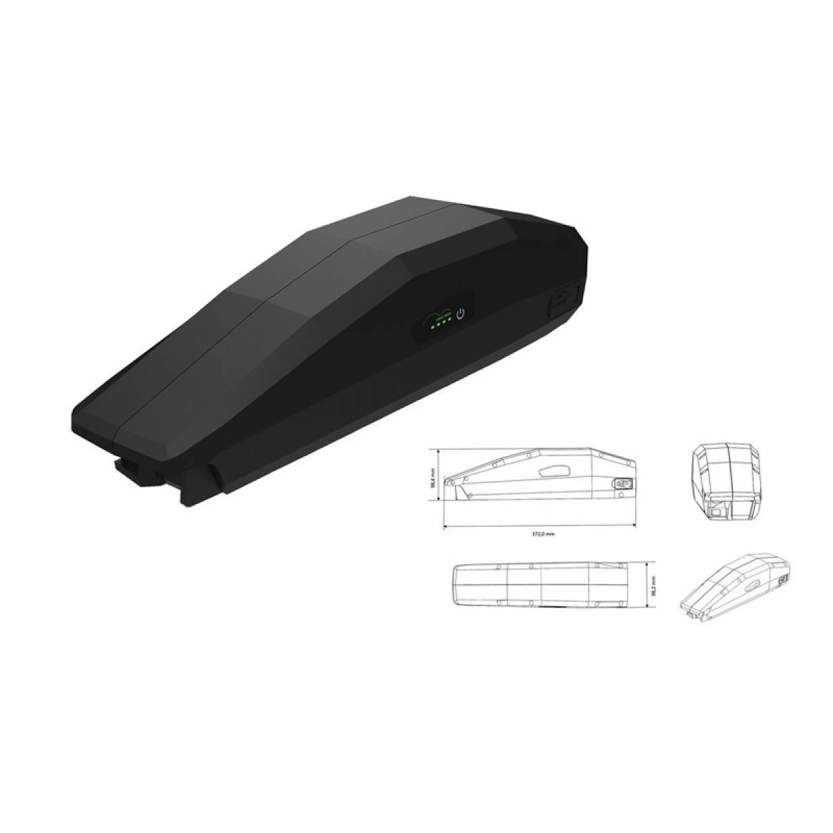 E-Bike Vision Batterie Yamaha 624Wh 36V/17.1Ah 1 E-Bike Vision Batterie Yamaha 624Wh 36V/17.1Ah