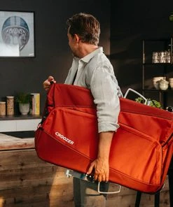 Remorque Vélo Utilitaire Cargo Kalle Croozer 92 Litres -VTT Boutique Remorque velo cargo Croozer kalle rouge 6