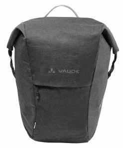 Sacoche Vélo Réfléchissante Vaude Road Master Roll-It Luminum -VTT Boutique Sacoche vaude road master roll it luminum noire