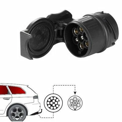 Adaptateur Thule De 13 à 7 Broches Pour Porte Vélo De Voiture 1 Adaptateur Thule De 13 à 7 Broches Pour Porte Vélo De Voiture