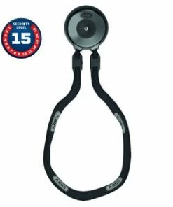 Ancre Murale Abus WCH Avec Chaîne Antivol Vélo 9KS 130 Cm