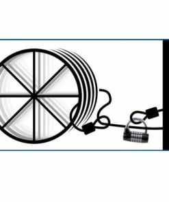 Antivol Cobra 2 Mètres Câble Long ABUS -VTT Boutique antivol cobra 2 metres cable long abus full 3