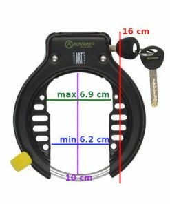 Antivol De Cadre Fer à Cheval Certifié ART Mega Lock Auvray 5 Antivol De Cadre Fer à Cheval Certifié ART Mega Lock Auvray -VTT Boutique antivol de cadre fer a cheval certifie art mega lock auvray full 3