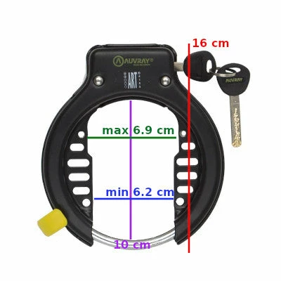 Antivol De Cadre Fer à Cheval Certifié ART Mega Lock Auvray 3 Antivol De Cadre Fer à Cheval Certifié ART Mega Lock Auvray – Image 3