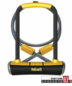Antivol De Vélo U à Clé Et Câble 120 Cm Pitbull DT Onguard