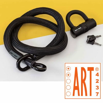 Antivol Tex-Lock Eyelet M 120 Cm Certifié Sold Secure Et ART2 1 Antivol Tex-Lock Eyelet M 120 Cm Certifié Sold Secure Et ART2