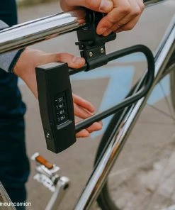 Antivol U à Code Avec Support Vélo M-Wave -VTT Boutique antivol u a code avec support velo m wave full 4