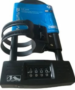 Antivol U à Code Avec Support Vélo M-Wave -VTT Boutique antivol u a code avec support velo m wave full 5