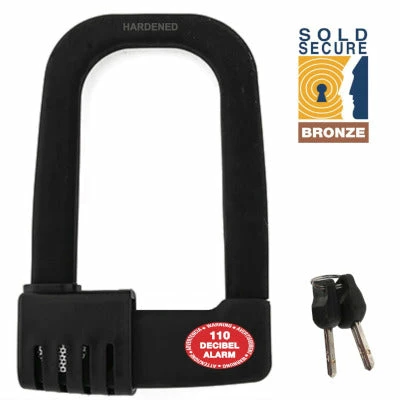 Antivol Vélo U à Clefs Avec Alarme De 110 Db Ultra Lock Alarm 1 Antivol Vélo U à Clefs Avec Alarme De 110 Db Ultra Lock Alarm