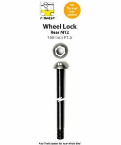 Antivol Pour Roues Avant Et Arrière à Axe Traversant M12 Pinhead -VTT Boutique axe antivol traversant roue arriere m12 169 1.5