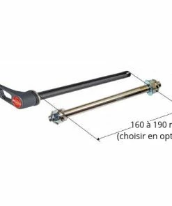 FollowMe Axe De Roue Arrière M12 Pour Adaptation Follow Me -VTT Boutique axe de roue arriere m12 pour adaptation follow me full 3