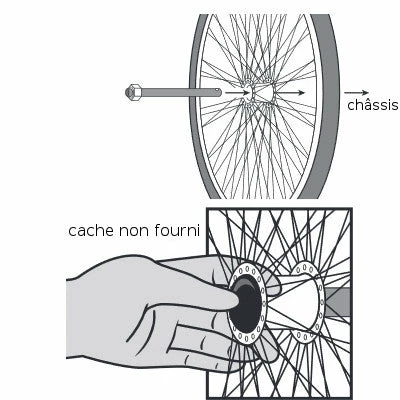 Axe De Roue Pour Remorque Vélo Y-Frame Carry Freedom 2 Axe De Roue Pour Remorque Vélo Y-Frame Carry Freedom – Image 2