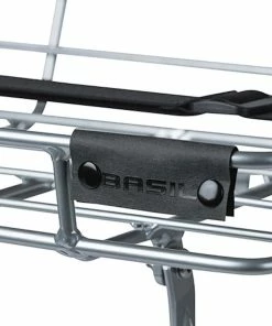 Porte-bagage Avant Aluminium Avec Rebords Portland Basil -VTT Boutique basil portland porte bagage avant chrome 2