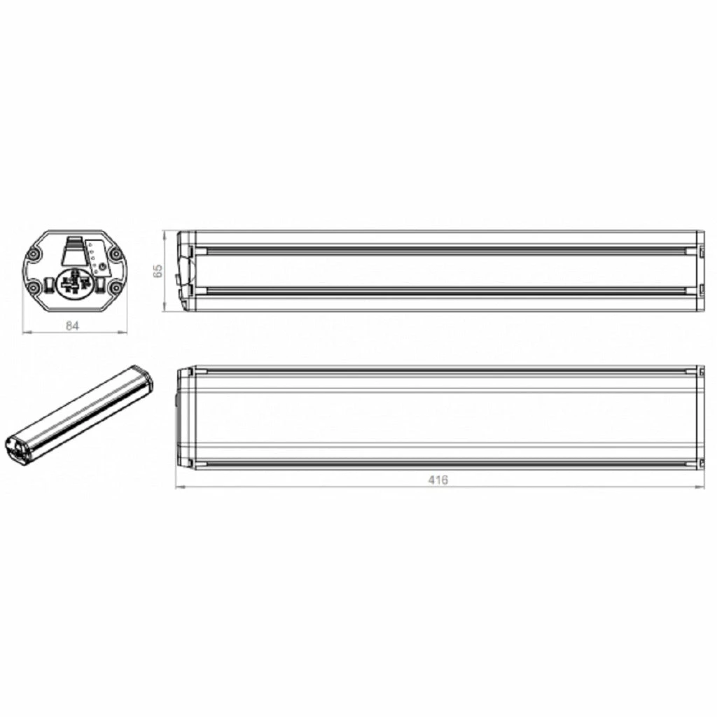 Batterie VAE 36V Compatible Bosch PowerPack 630Wh Horizontale Doctibike 3 Batterie VAE 36V Compatible Bosch PowerPack 630Wh Horizontale Doctibike – Image 3