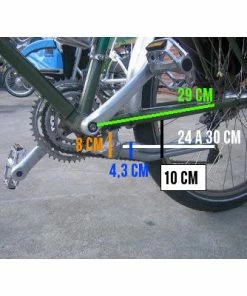 Massload Béquille Double Vélo Repliable Sur Le Côté Et Hauteur Ajustable -VTT Boutique bequille double velo repliable sur le cote et hauteur ajustable full 6