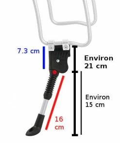 Béquille Vélo Latérale Pour Porte-bagages Low Rider Hebie 5 Béquille Vélo Latérale Pour Porte-bagages Low Rider Hebie -VTT Boutique bequille velo laterale pour porte bagages low rider hebie full 3