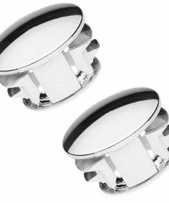 Point Bouchons De Guidon Chromé Pour Vélo - La Paire