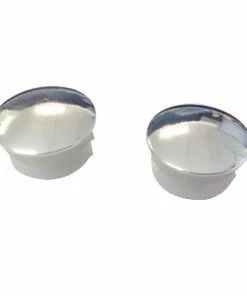 Point Bouchons De Guidon Chromé Pour Vélo - La Paire -VTT Boutique bouchons de guidon chrome pour velo la paire full 3