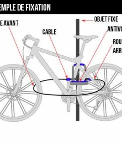Câble Antivol Vélo Kryptoflex 1,2 Mètres - Kryptonite -VTT Boutique cable antivol velo kryptoflex 1 2 metres kryptonite full 3