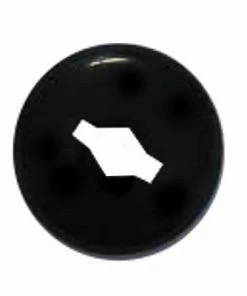 Point Cache Pour Axe De Pédalier Vélo Noir