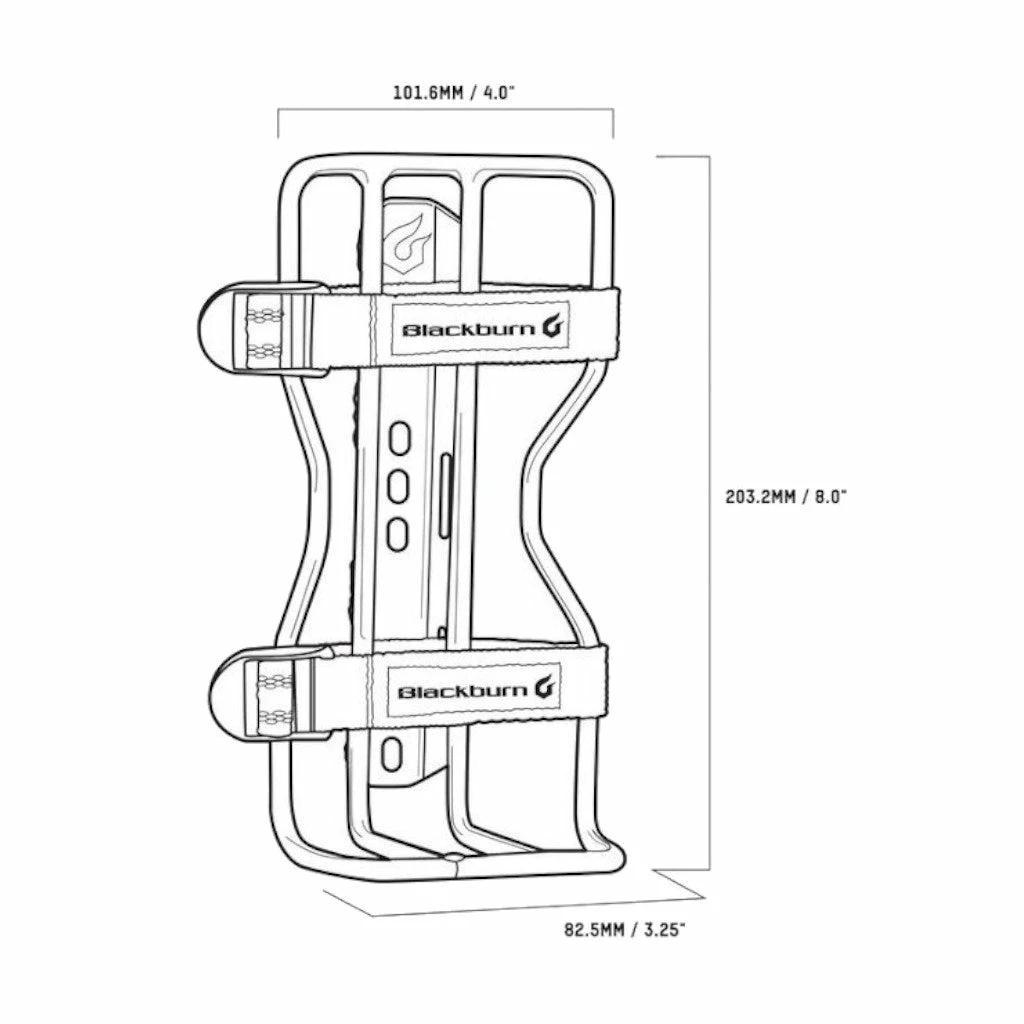 Cage De Bikepacking 2 En 1 Sur Fourche Vélo Outpost Cargo Blackburn 5 Cage De Bikepacking 2 En 1 Sur Fourche Vélo Outpost Cargo Blackburn – Image 5