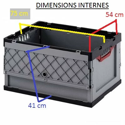 Carry Freedom Caisse En Plastique Pliable Pour Remorque Y-Frame 4 Carry Freedom Caisse En Plastique Pliable Pour Remorque Y-Frame – Image 4