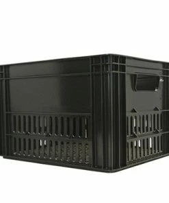 Kerri Caisse PVC Noir Sur Porte Bagage Vélo - Large