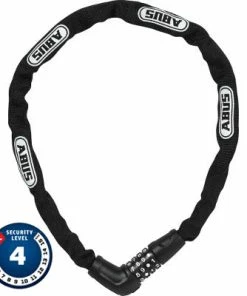 Chaîne Antivol Vélo à Code 75 Cm Maillon 5 Mm 5805C Abus