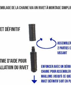 Point Chaine Vélo 1/2 X 1/8 Demi-maillon -VTT Boutique chaine velo 1 2 x 1 8 demi maillon full 3