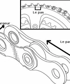 Point Chaîne Vélo 8 Vitesses Traitement Antirouille -VTT Boutique chaine velo 8 vitesses traitement antirouille full 4