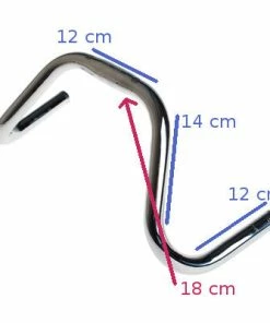 Cintre Moustache Vélo De Piste Vintage Escobar BLB -VTT Boutique cintre moustache velo de piste vintage escobar blb full 4