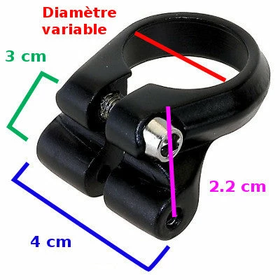 Brandless Collier Tige De Selle Avec œillets Pour Fixer Un Porte Bagage 4 Brandless Collier Tige De Selle Avec œillets Pour Fixer Un Porte Bagage – Image 4