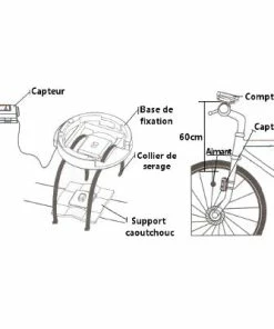 Compteur Vélo Classique Sans Fil CM309 Ciclosport -VTT Boutique compteur velo classique sans fil cm309 ciclosport full 5