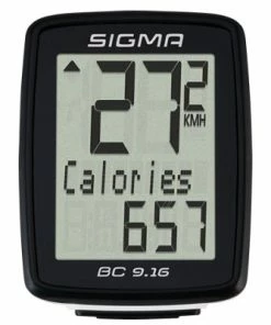 SIGMA SPORT Compteur Vélo Filaire 9 Fonctions BC 9.16 Sigma