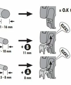 Crochets Et Poignée Quick Lock 2.1 Pour Sacoches De Vélo Ortlieb -VTT Boutique crochets et poignee quick lock 2 1 pour sacoches de velo ortlieb full 3