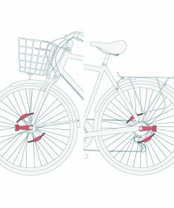 Lampes Vélo Sans Piles Sur Moyeu SL200 Reelight -VTT Boutique dessin reelight lampes velo sl200