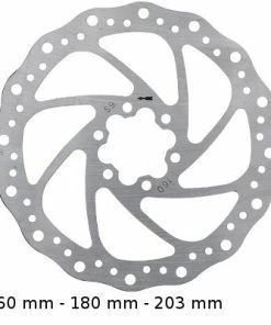 Brakco Disque De Frein Pour Vélo En Acier 160/180/203 Mm