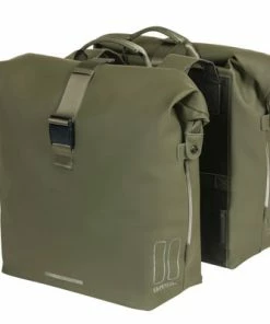 Double Sacoche Basil 41 L SoHo Nordlicht Avec éclairage Intégré