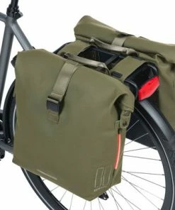 Double Sacoche Basil 41 L SoHo Nordlicht Avec éclairage Intégré -VTT Boutique double sacoche basil 41 l soho nordlicht avec eclairage integre full 6