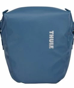 Double Sacoche Bleue Sur Porte-bagages 13L Shield Pannier Thule -VTT Boutique double sacoche bleue sur porte bagages 13l shield pannier thule full 4