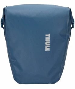 Double Sacoche Bleue Sur Porte-bagages 25L Shield Pannier Thule -VTT Boutique double sacoche bleue sur porte bagages 25l shield pannier thule full 4