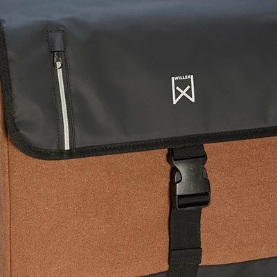 Double Sacoche D'affaire Robuste 40 L Marron Willex 2 Double Sacoche D'affaire Robuste 40 L Marron Willex – Image 2