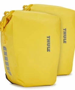 Double Sacoche Jaune Sur Porte-bagages 25L Shield Pannier Thule